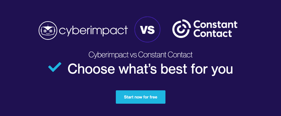 Cyberimpact VS Constant Contact